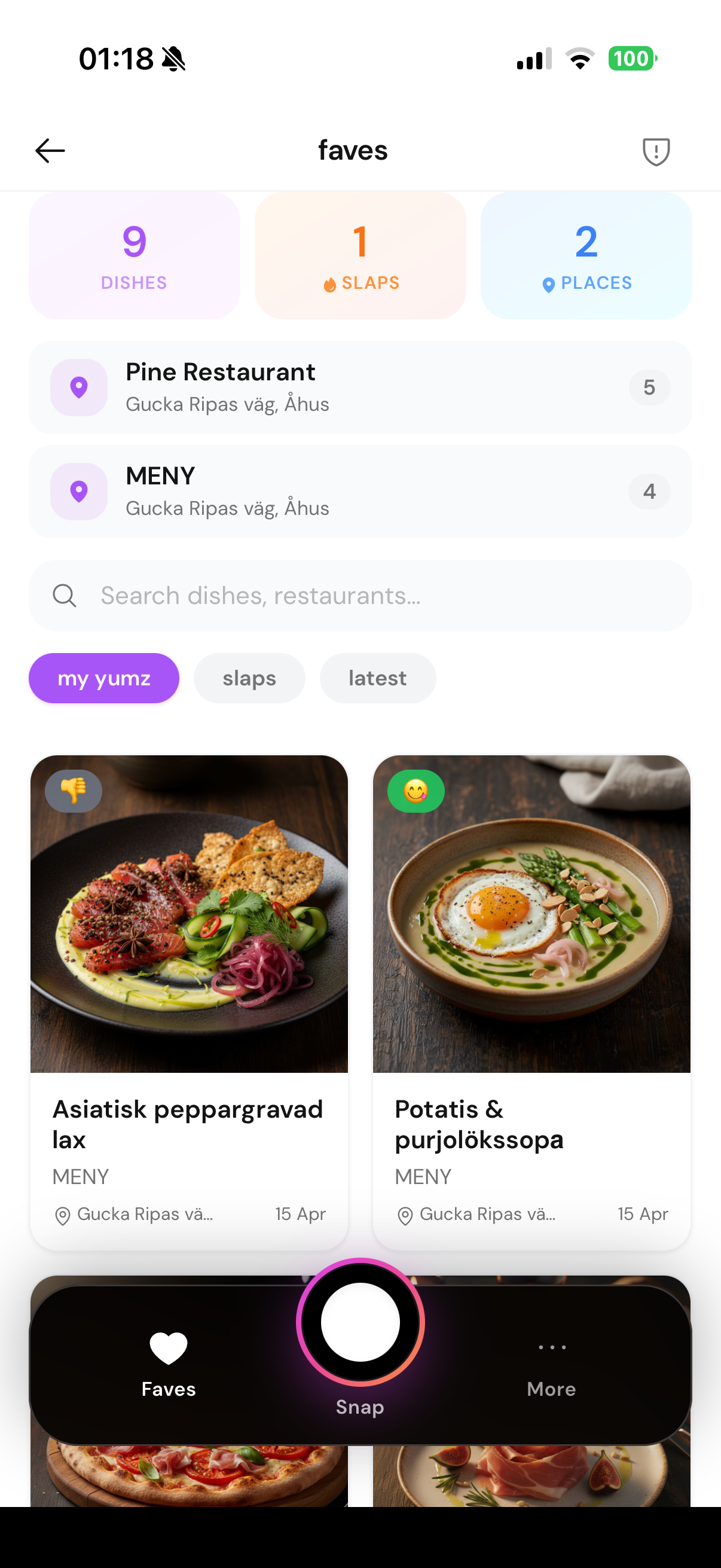 Yumz ratings